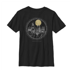 Product Image for Youth Harry Potter Hogwarts Line Art Moonrise T-Shirt
