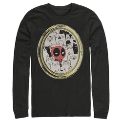 Product Image for Unisex Marvel Deadpool Cats Animated Frame Long Sleeve Shirt