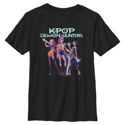 Product Image for Youth KPop Demon Hunters Girls Group Shot T-Shirt